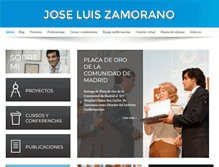 Tablet Screenshot of jlzamorano.com